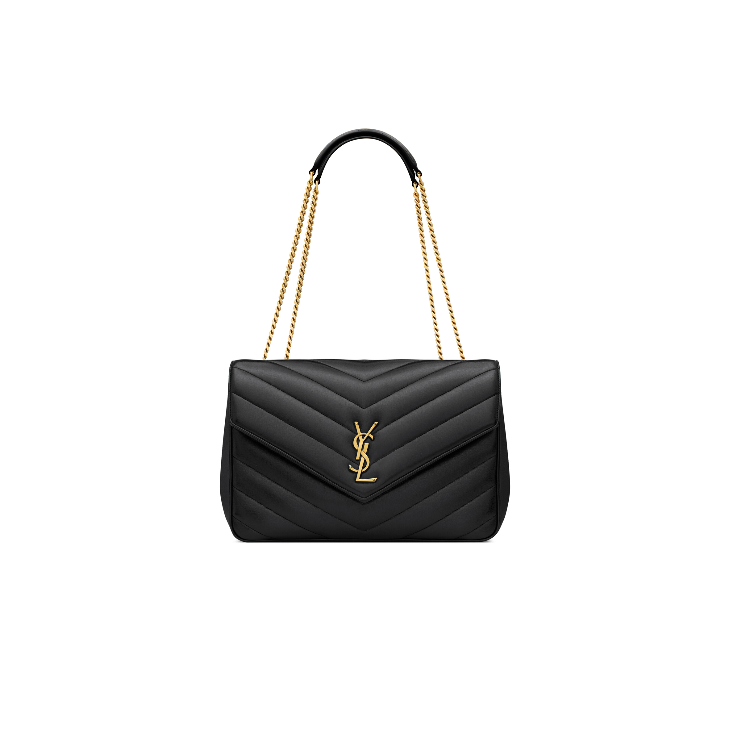 Y*L loulou large in matelassÉ lambskin 803541aaeax1000 (32*22*10cm)